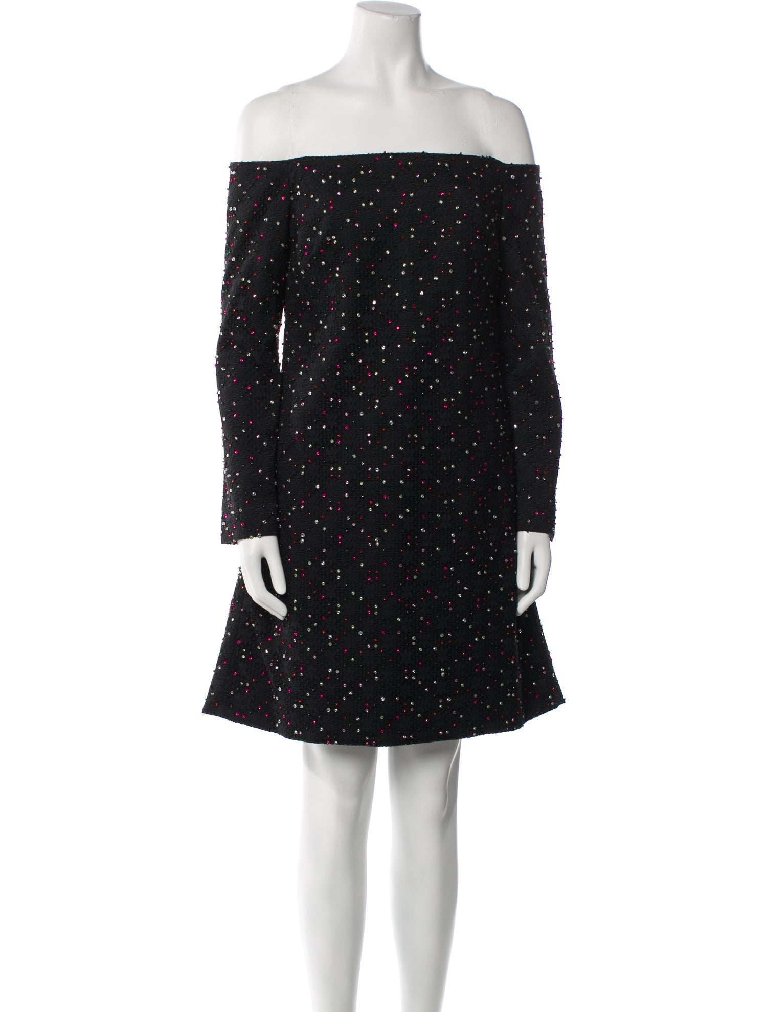 Scanlan Theodore Polka Dot Print Mini Dress