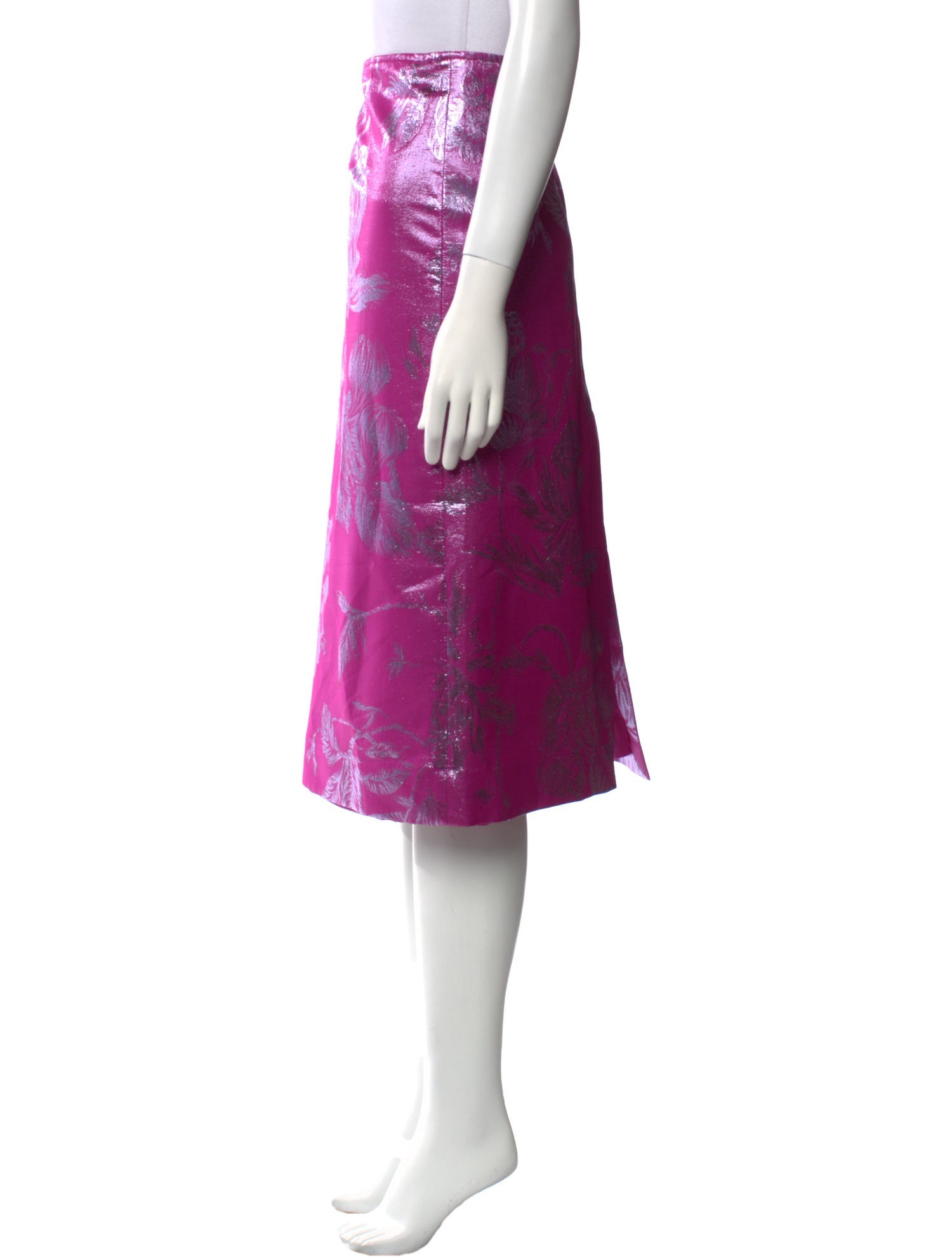 Scanlan Theodore Silk Midi Length Skirt