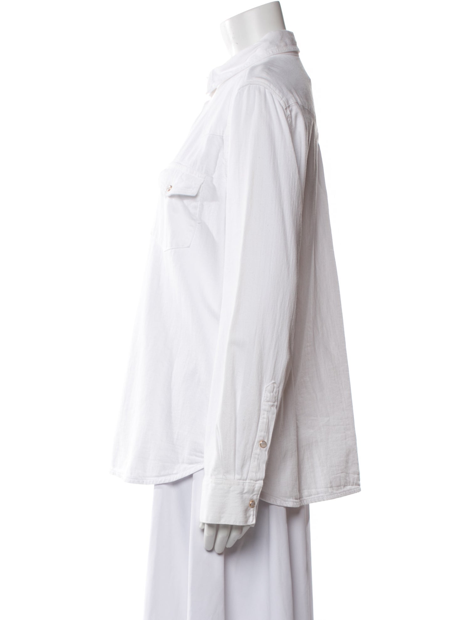 Scanlan Theodore Long Sleeve Button-Up Top