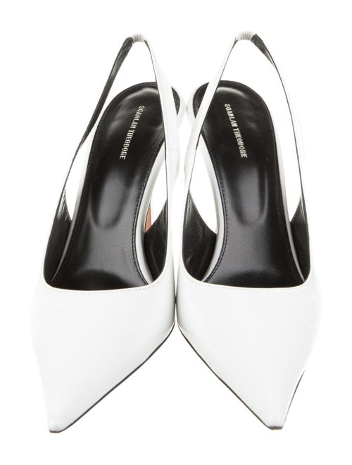 Scanlan Theodore Leather Slingback Pumps