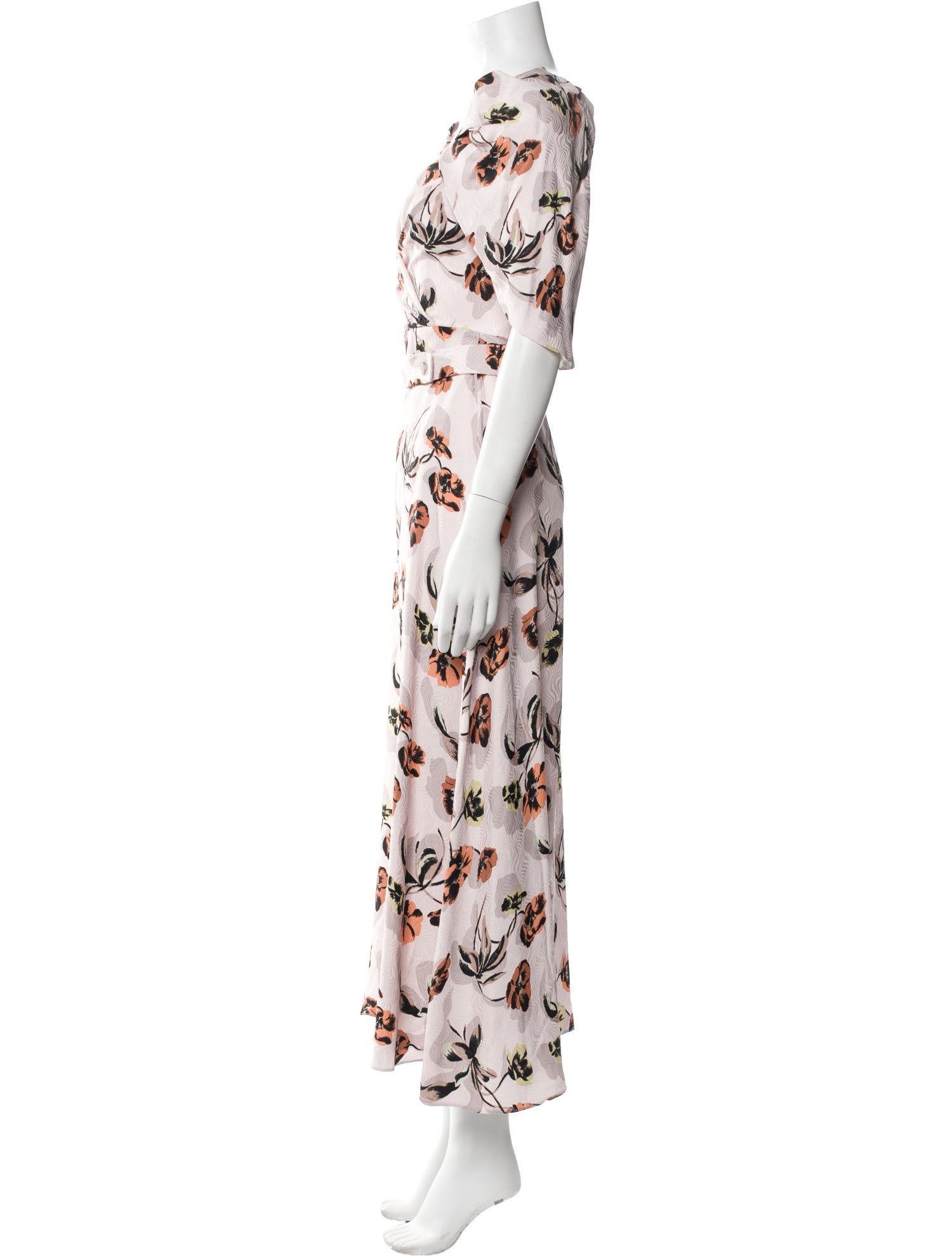 Scanlan Theodore Floral Print Long Dress w/ Tags