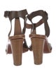 Scanlan Theodore Leather T-Strap Sandals