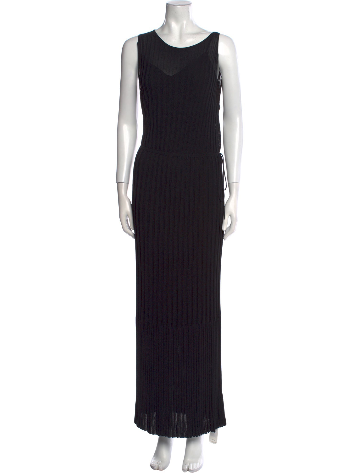 Scanlan Theodore Scoop Neck Long Dress