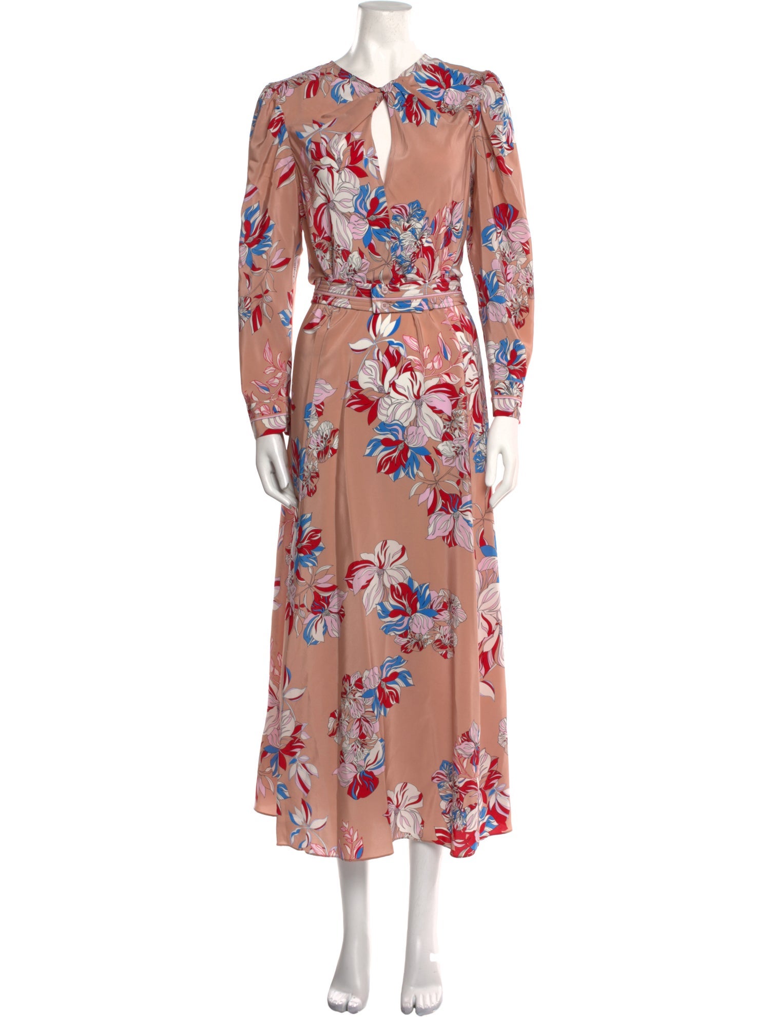 Scanlan Theodore Silk Long Dress