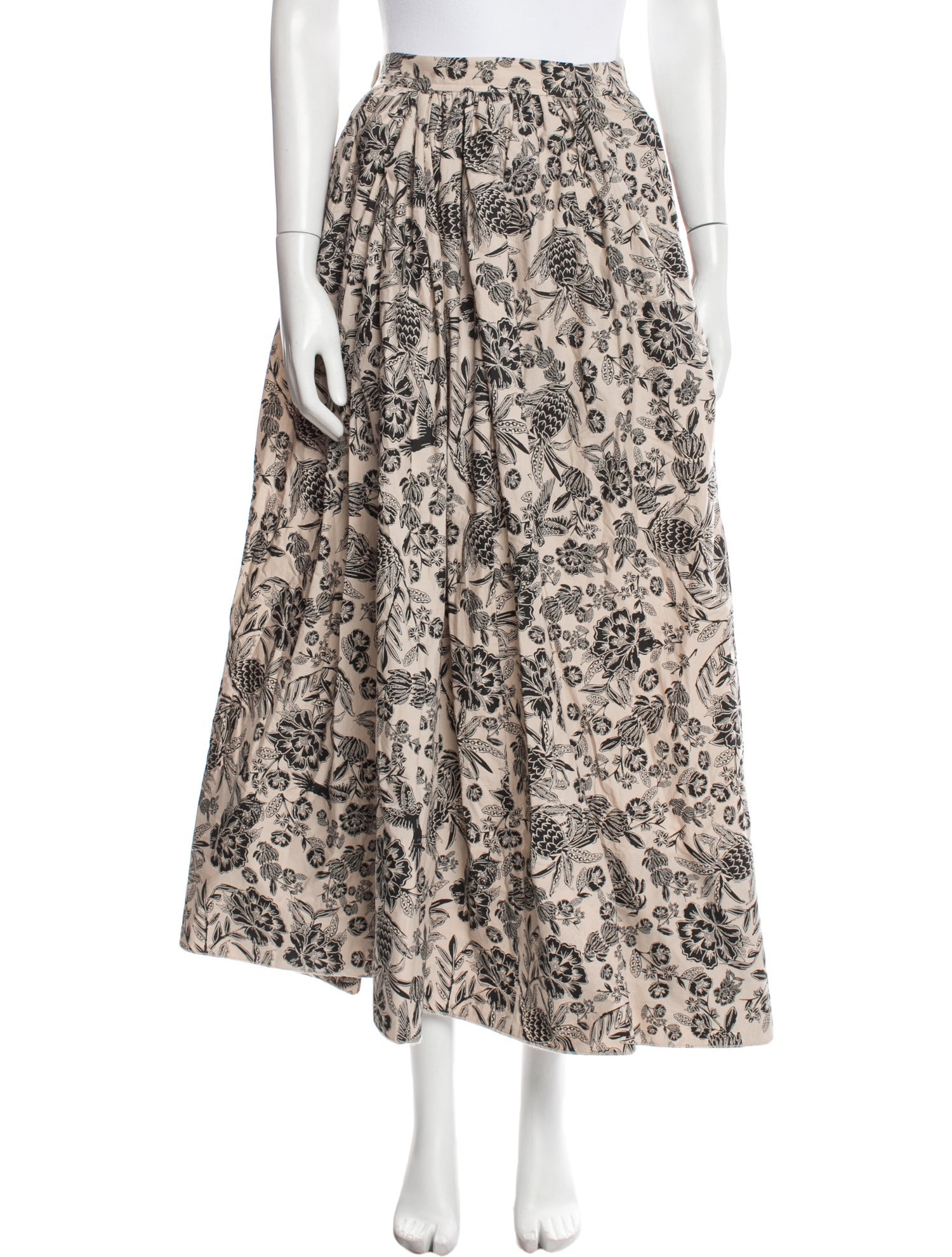 Scanlan Theodore Printed Midi Length Skirt