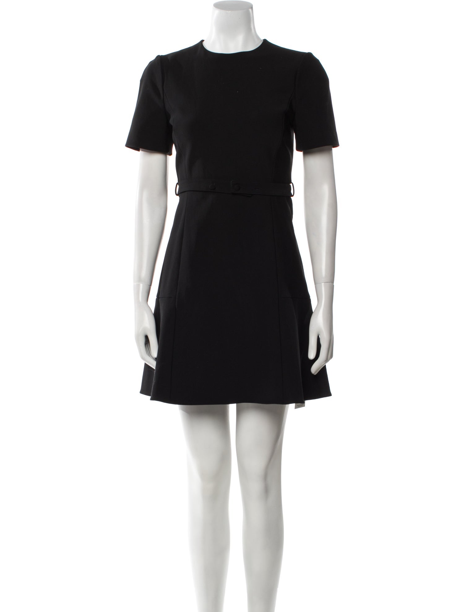 Scanlan Theodore Crew Neck Mini Dress