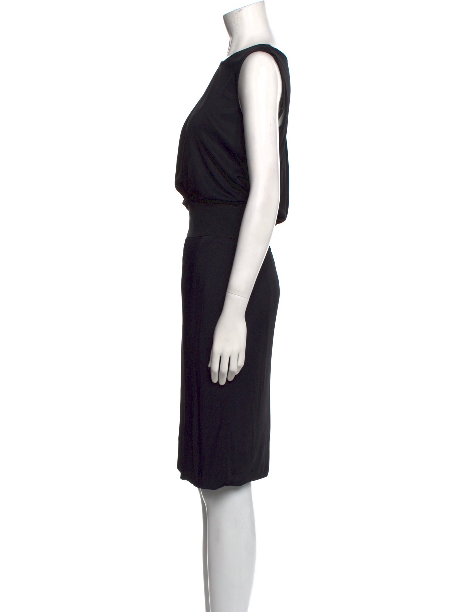 Scanlan Theodore Bateau Neckline Midi Length Dress