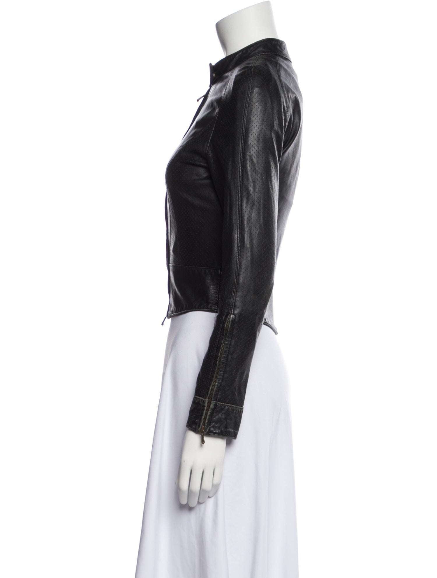 Scanlan Theodore Leather Biker Jacket