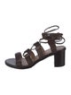 Scanlan Theodore Leather Gladiator Sandals