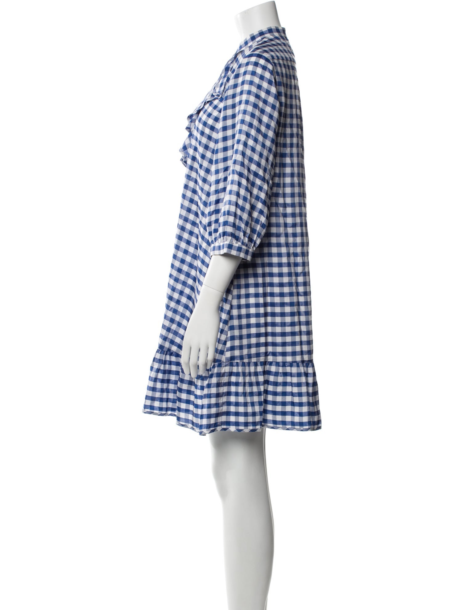Scanlan Theodore Plaid Print Mini Dress