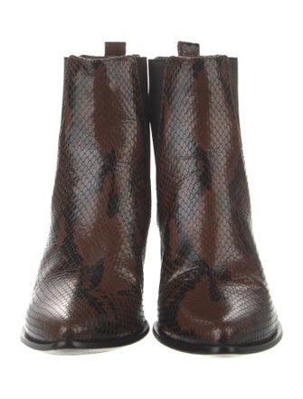 Scanlan Theodore Snakeskin Chelsea Boots