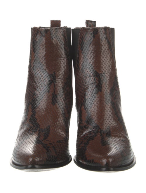 Scanlan Theodore Snakeskin Chelsea Boots