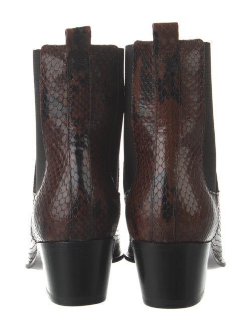 Scanlan Theodore Snakeskin Chelsea Boots