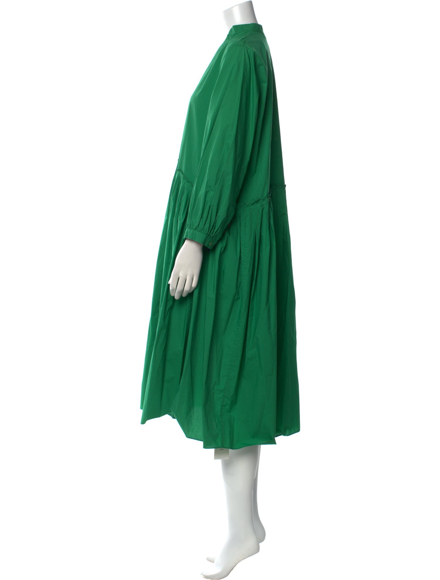 Scanlan Theodore V-Neck Midi Length Dress