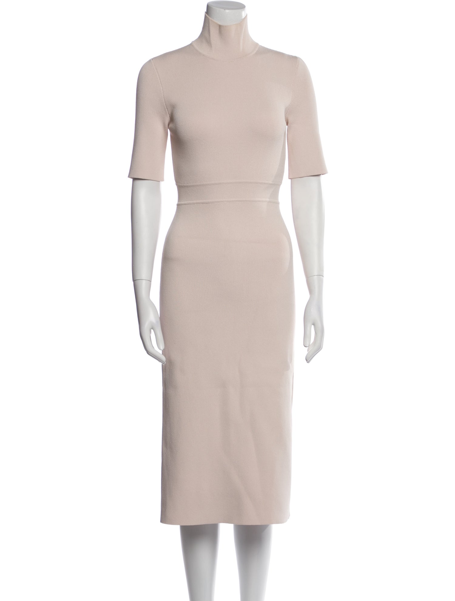 Scanlan Theodore Turtleneck Midi Length Dress