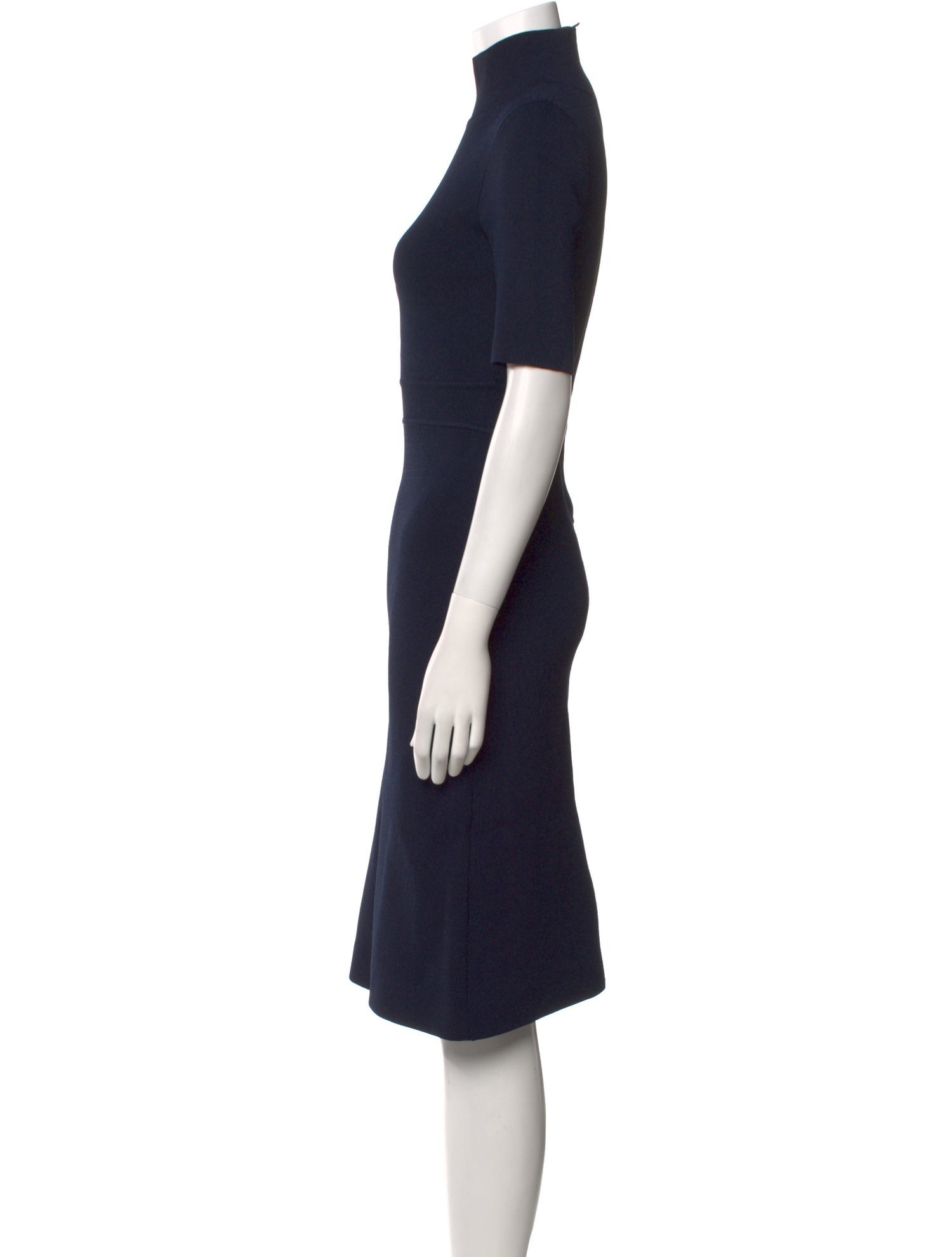Scanlan Theodore Turtleneck Midi Length Dress