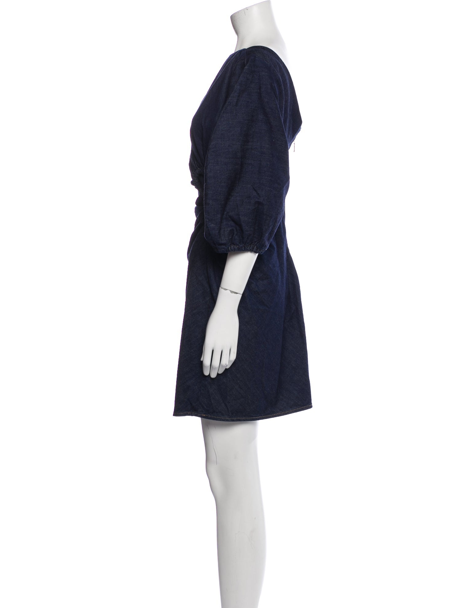 Scanlan Theodore Bateau Neckline Mini Dress w/ Tags
