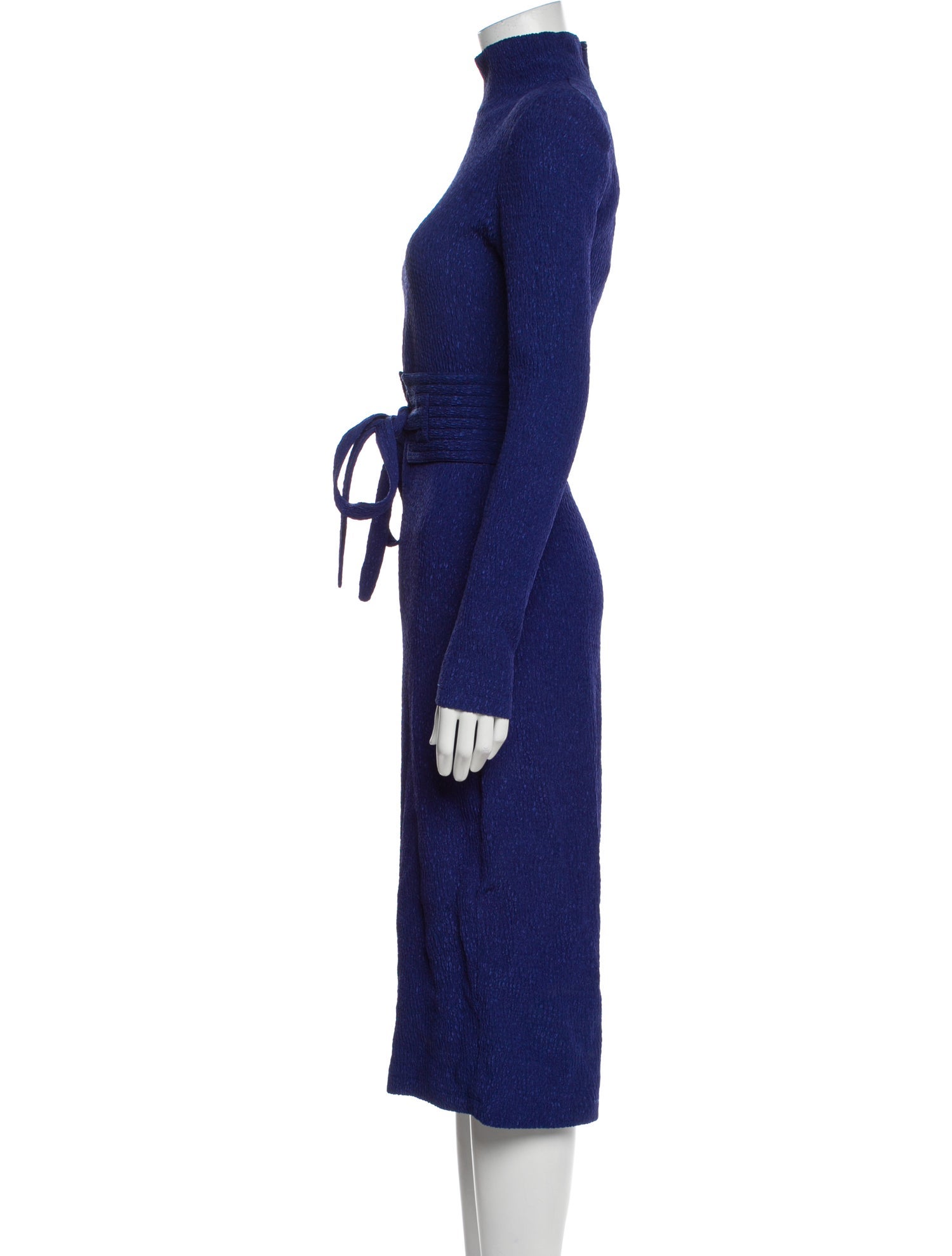 Scanlan Theodore Turtleneck Midi Length Dress
