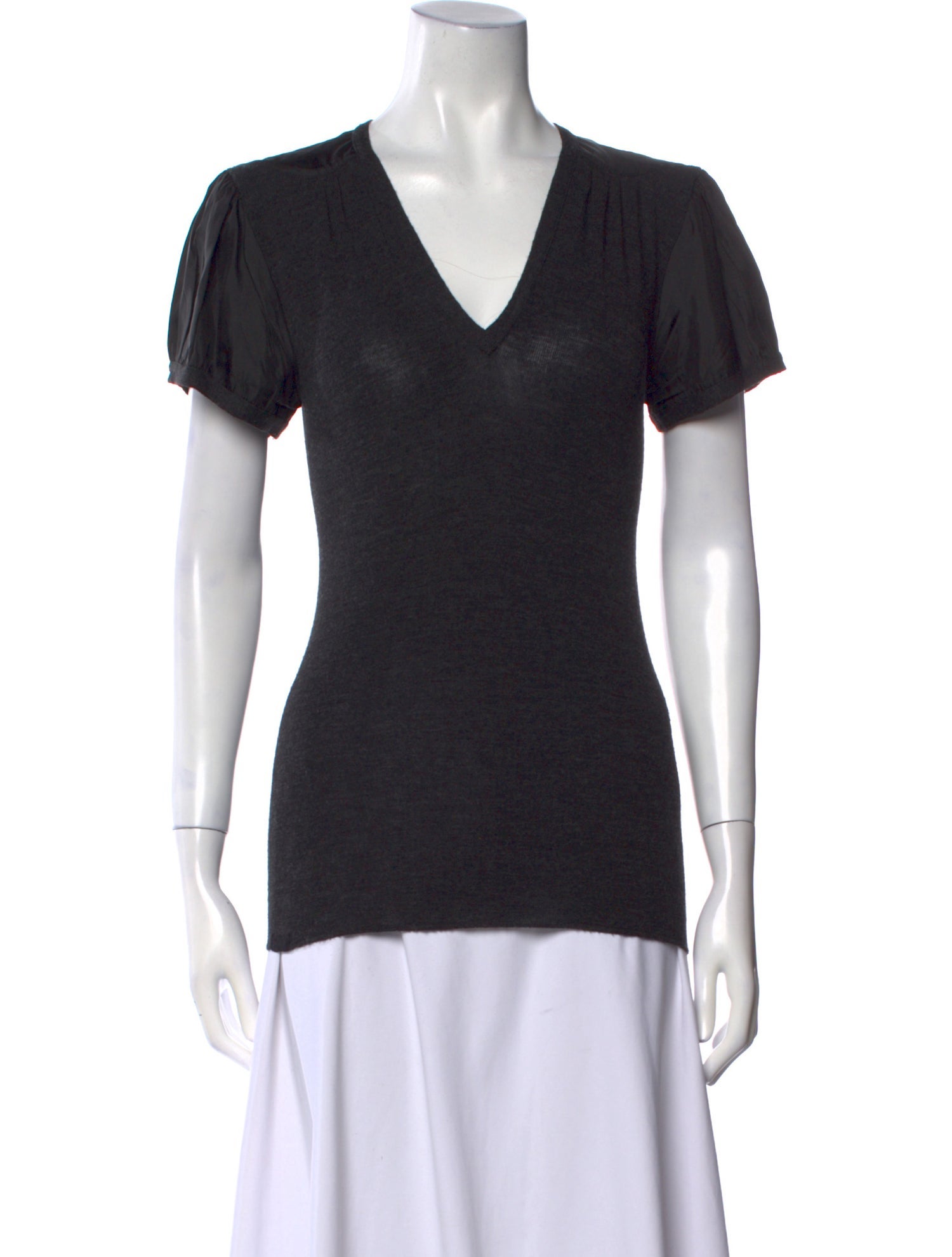 Scanlan Theodore Wool V-Neck T-Shirt