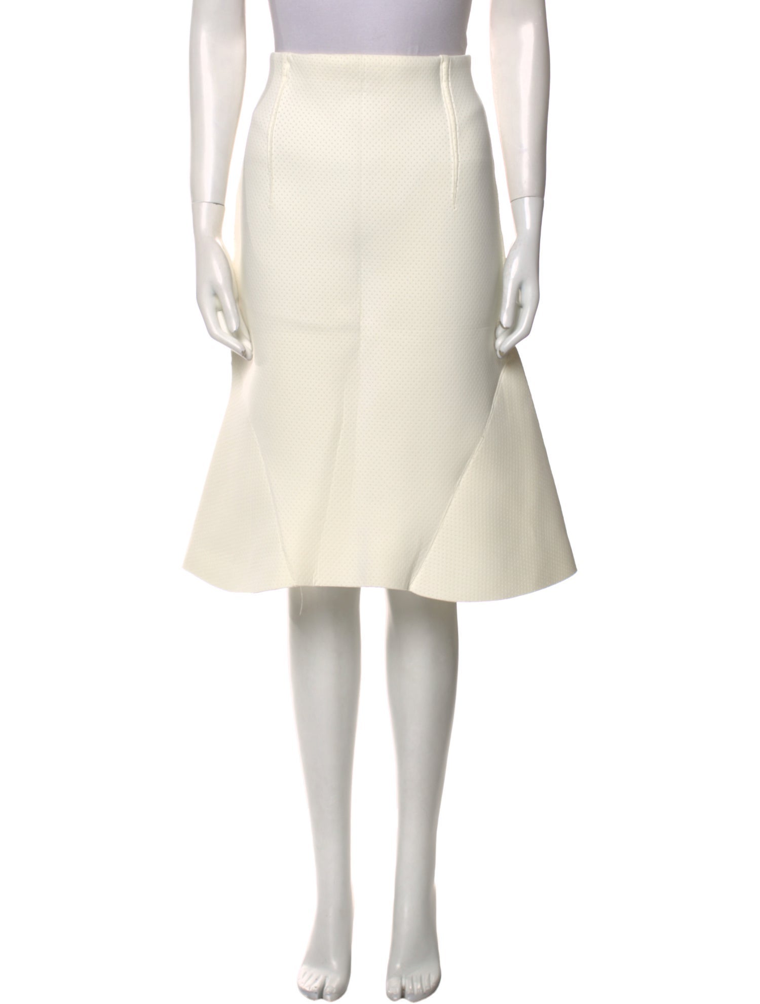 Scanlan Theodore Ruffle Embellishment Knee-Length Skirt