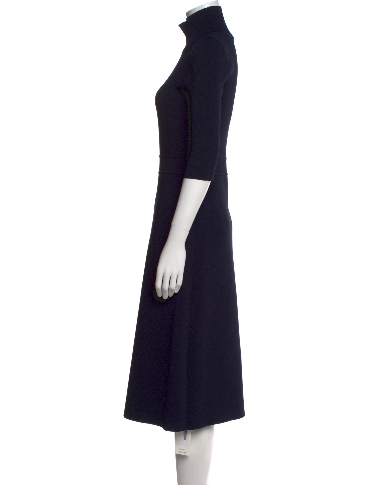 Scanlan Theodore Turtleneck Midi Length Dress