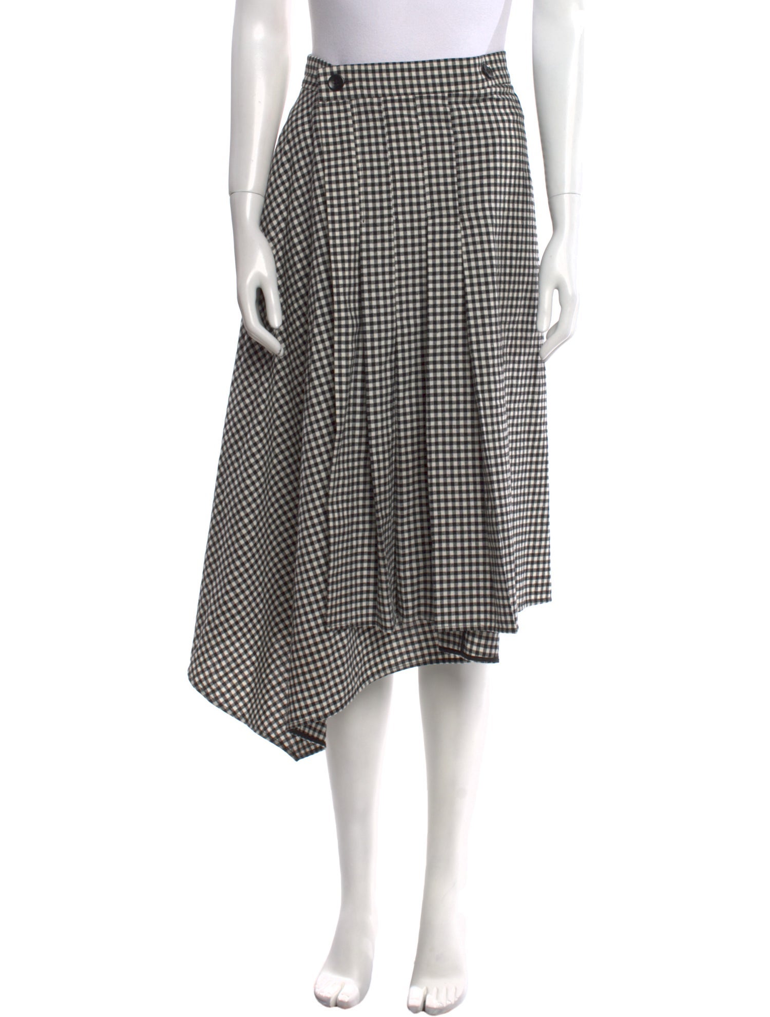 Scanlan Theodore Plaid Print Knee-Length Skirt