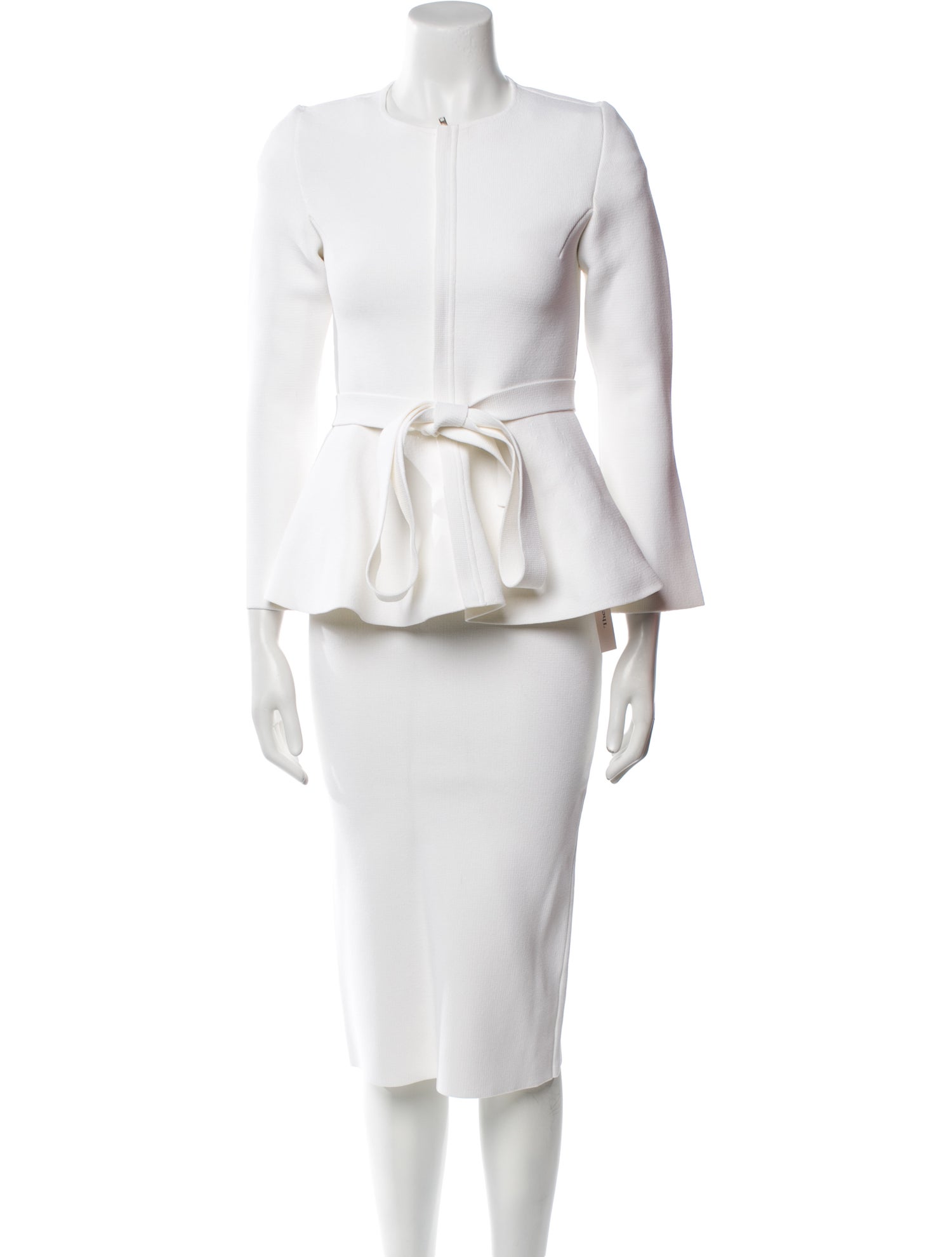 Scanlan Theodore Embroidered Accent Skirt Suit