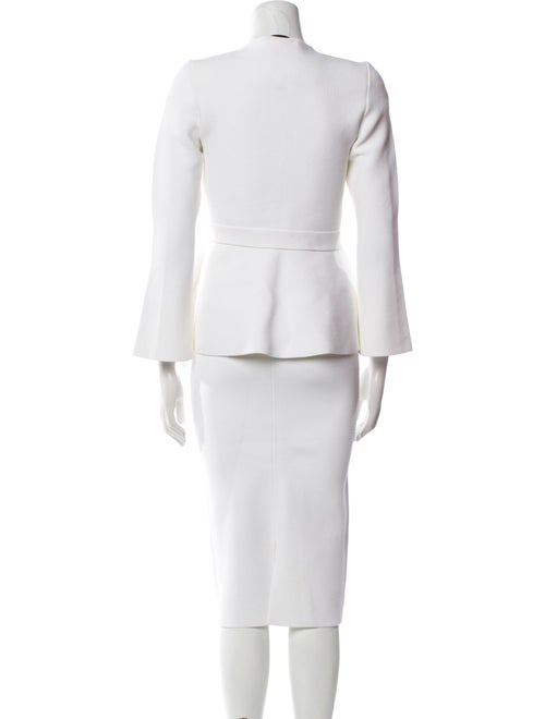 Scanlan Theodore Embroidered Accent Skirt Suit