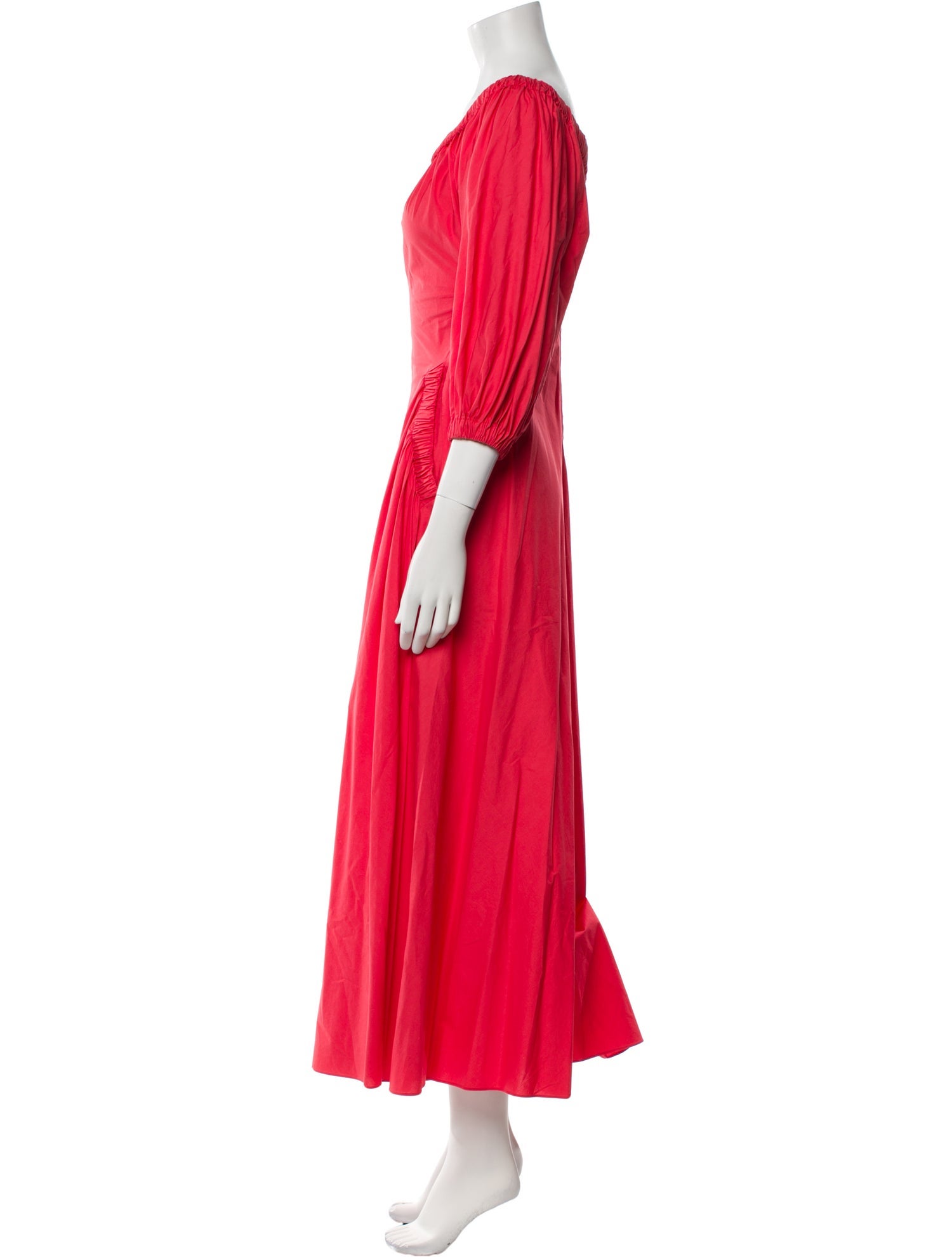 Scanlan Theodore Scoop Neck Long Dress