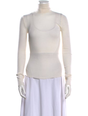 Scanlan Theodore Merino Wool Turtleneck Top