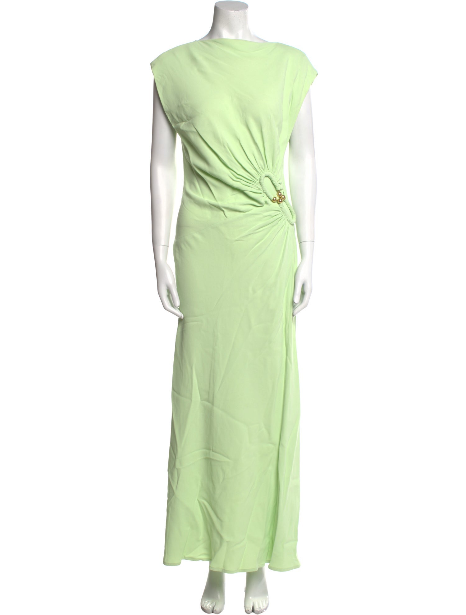 Scanlan Theodore Scoop Neck Long Dress