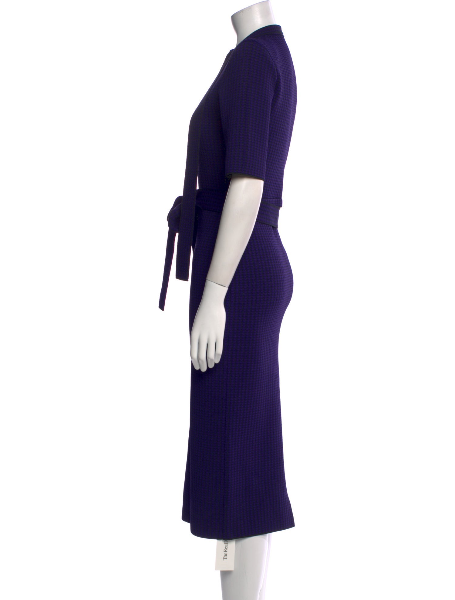 Scanlan Theodore V-Neck Midi Length Dress