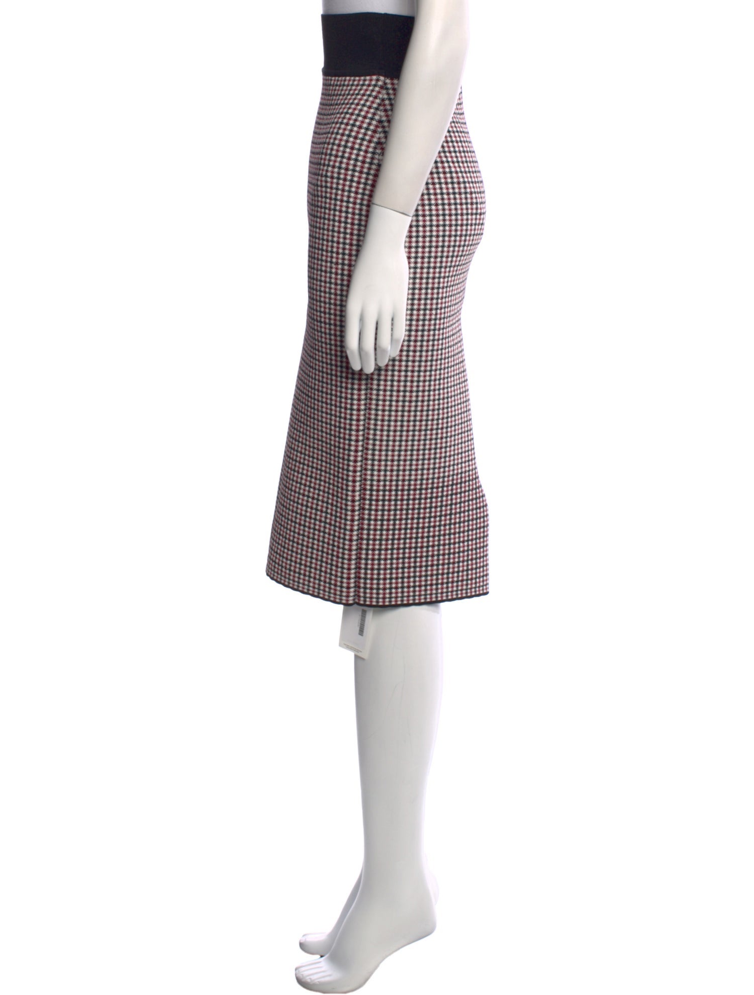 Scanlan Theodore Plaid Print Knee-Length Skirt