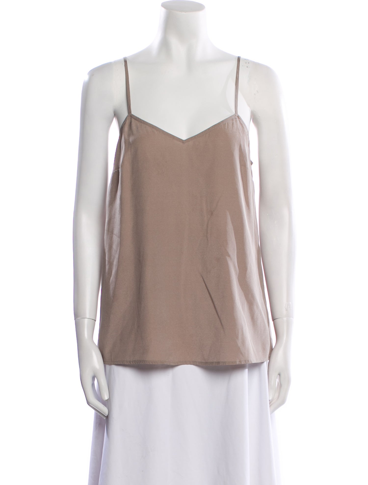 Scanlan Theodore Silk V-Neck Top