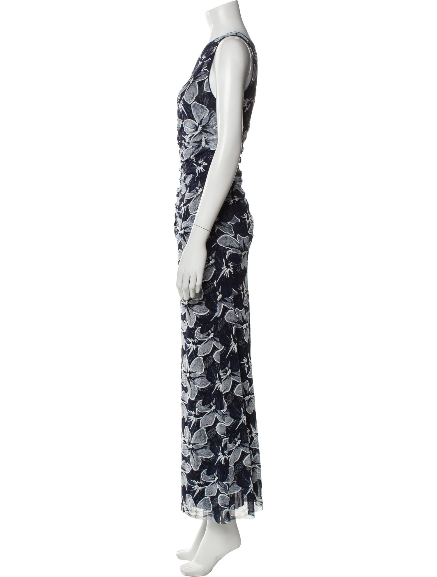 Scanlan Theodore Floral Print Long Dress