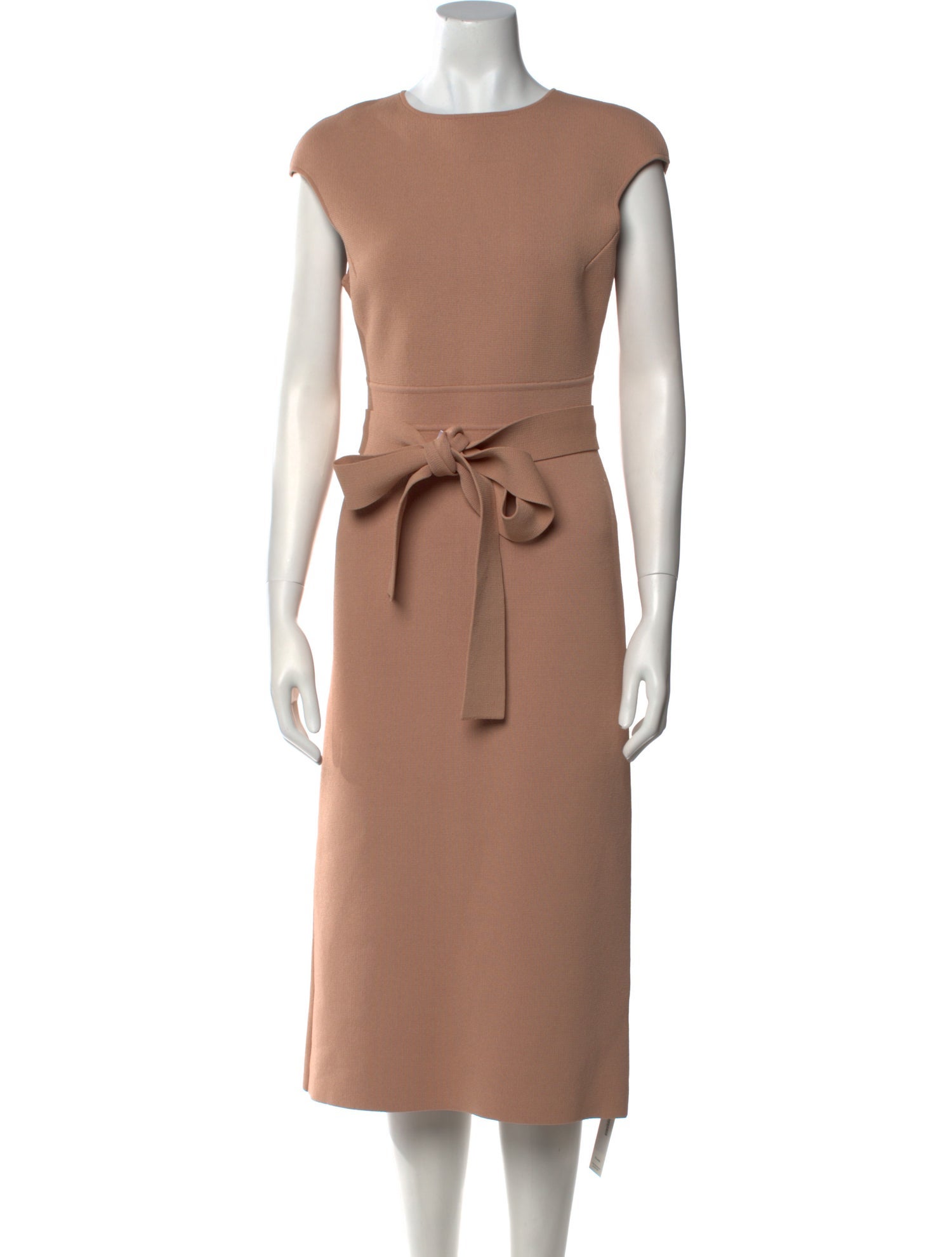 Scanlan Theodore Crew Neck Midi Length Dress