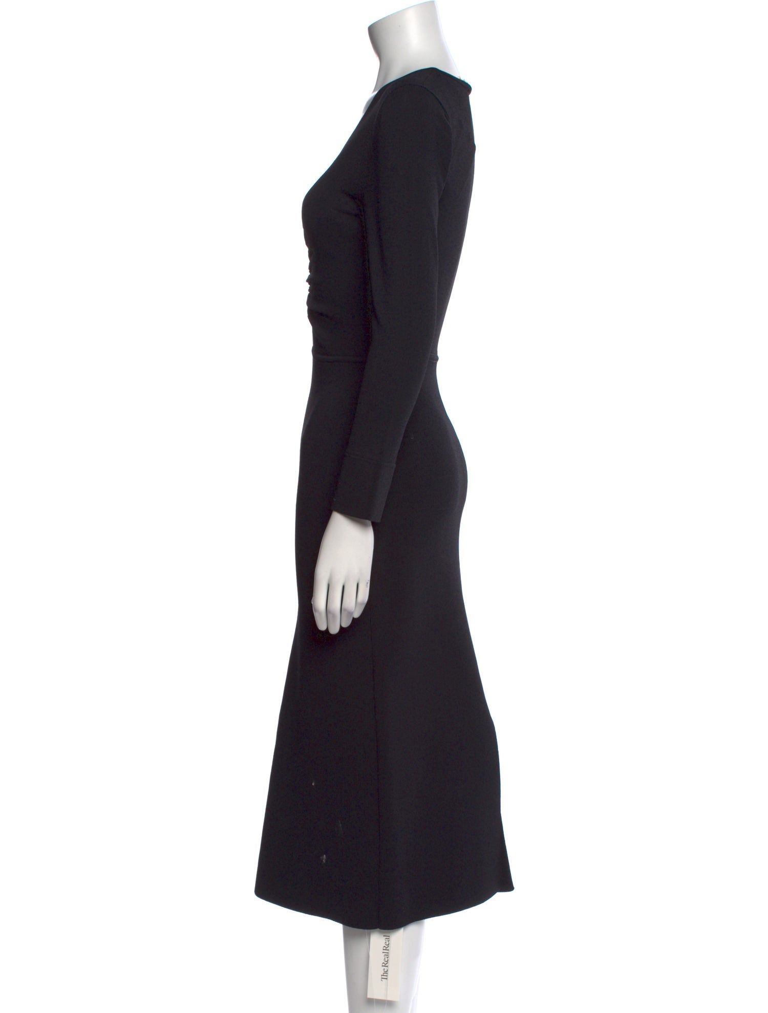 Scanlan Theodore V-Neck Midi Length Dress