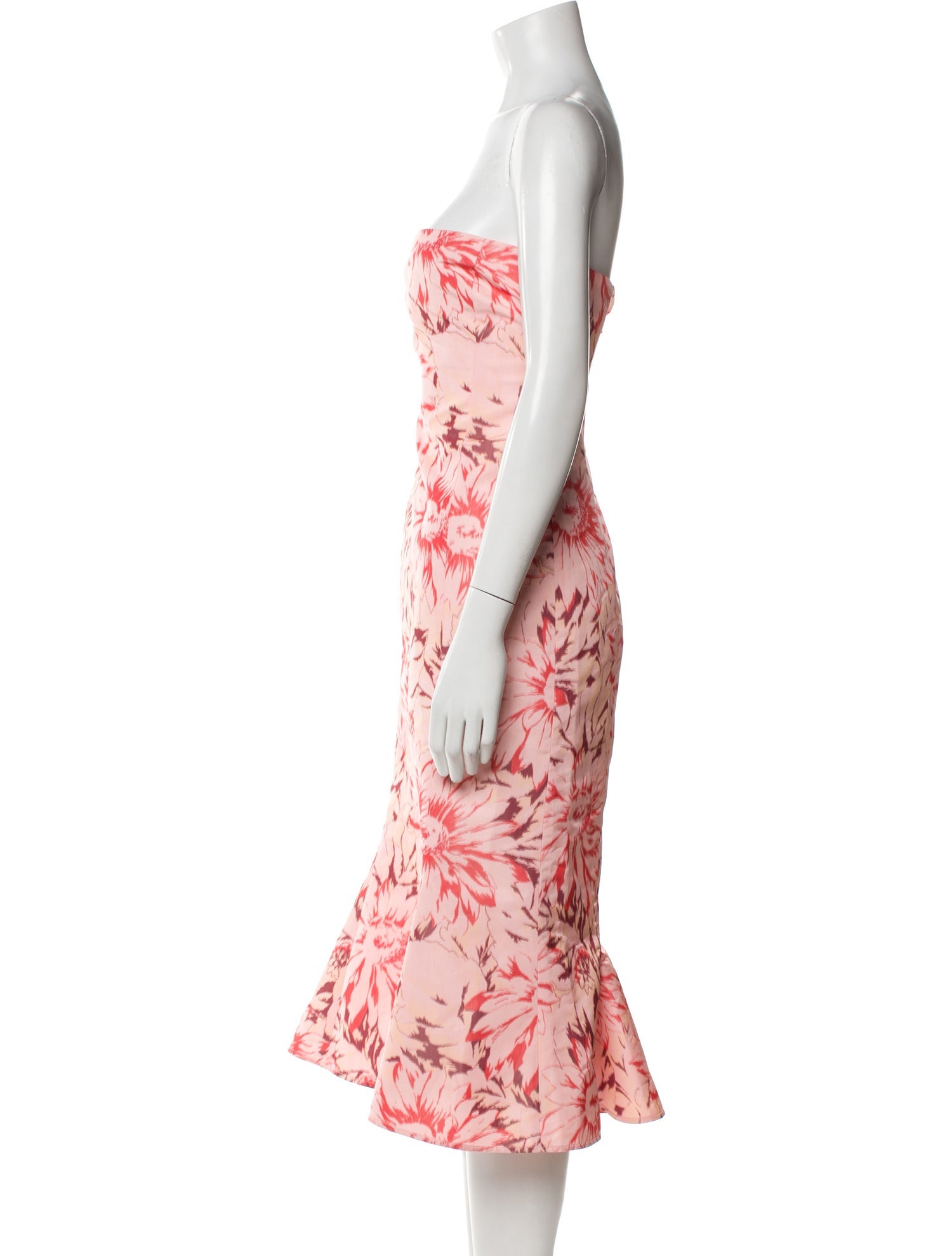 Scanlan Theodore Floral Print Knee-Length Dress w/ Tags