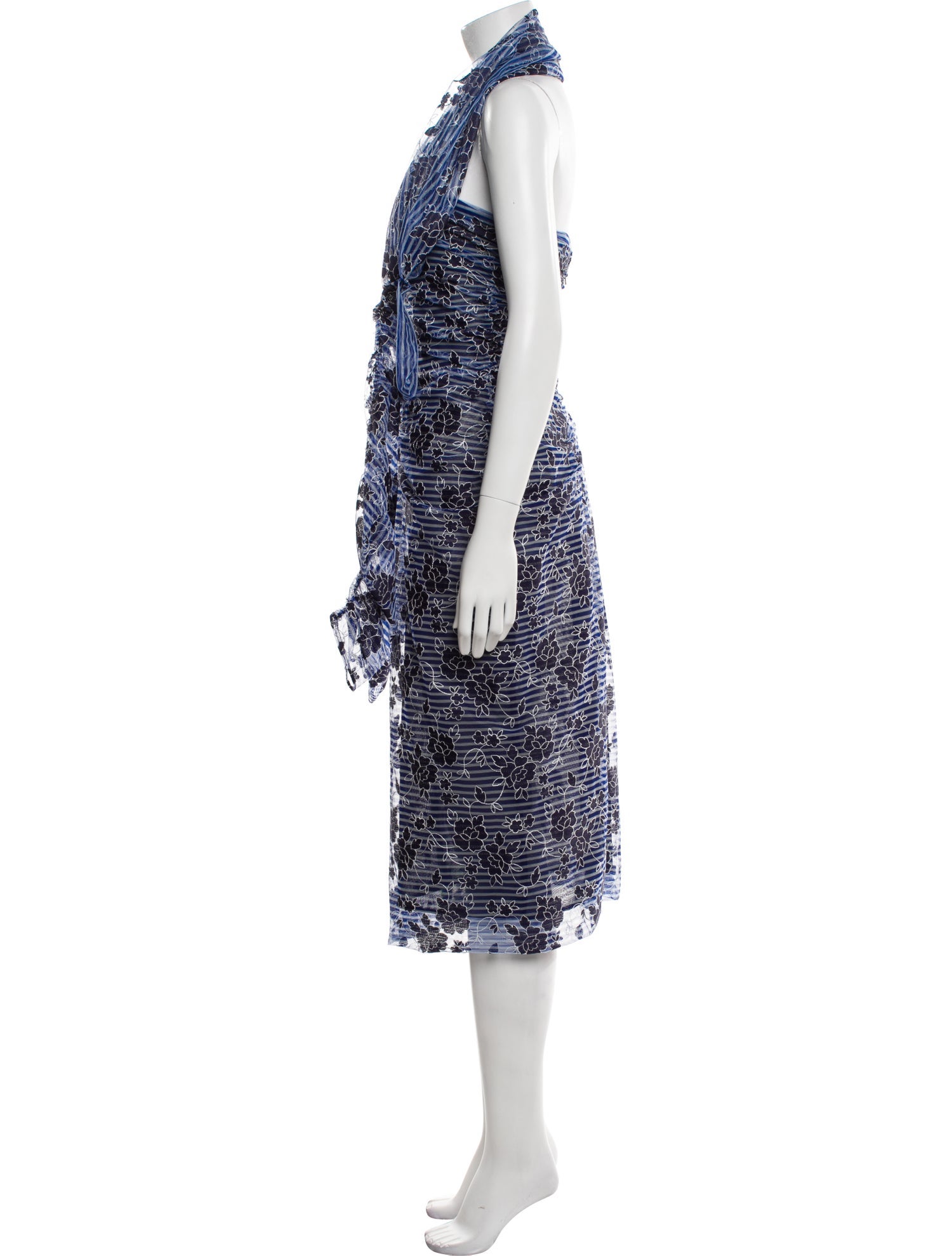 Scanlan Theodore Printed Knee-Length Dress w/ Tags