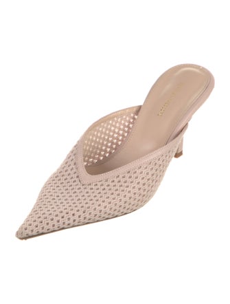 Scanlan Theodore Leather Trim Embellishment Mules