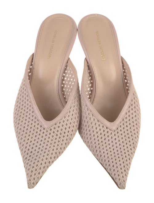 Scanlan Theodore Leather Trim Embellishment Mules