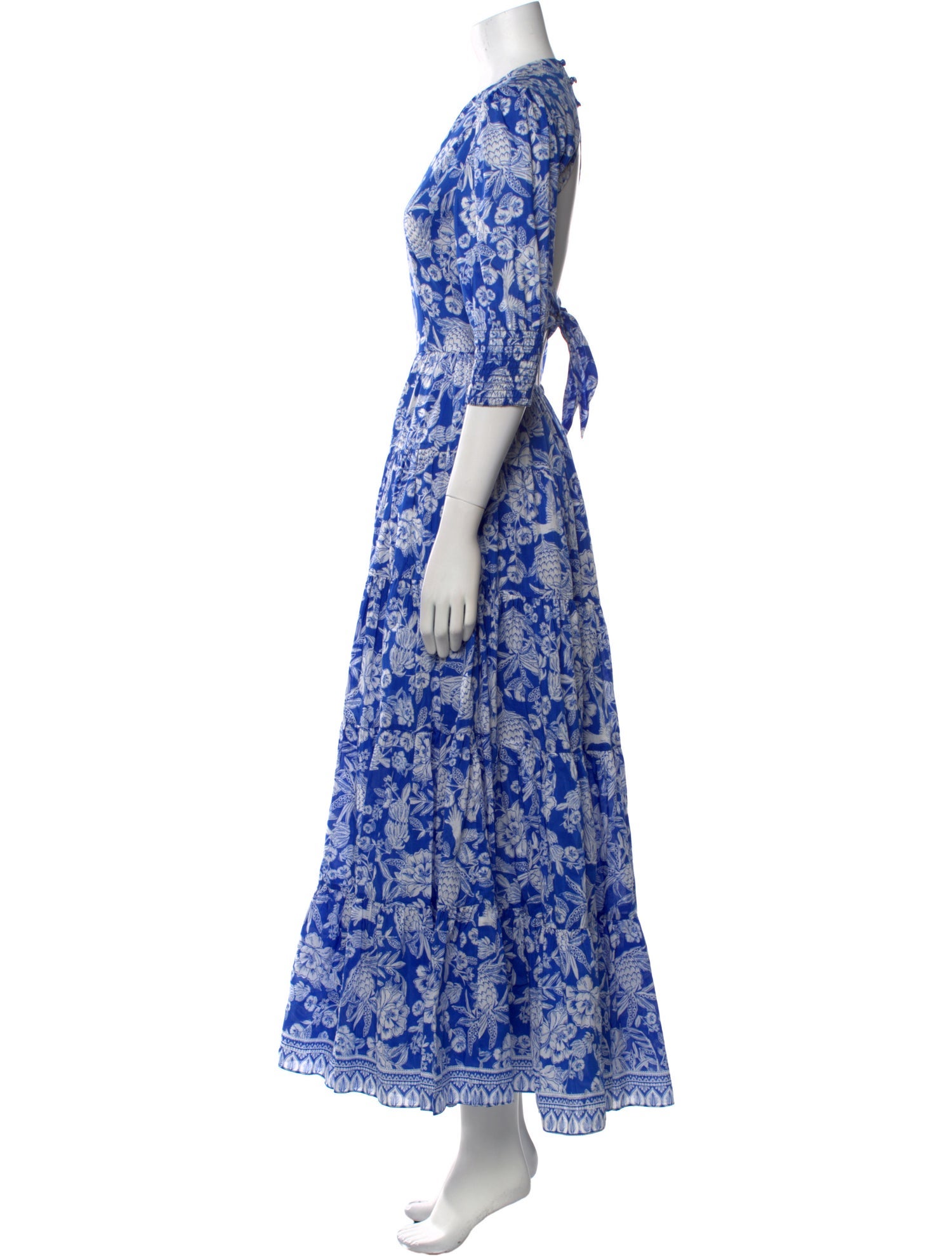 Scanlan Theodore Floral Print Long Dress