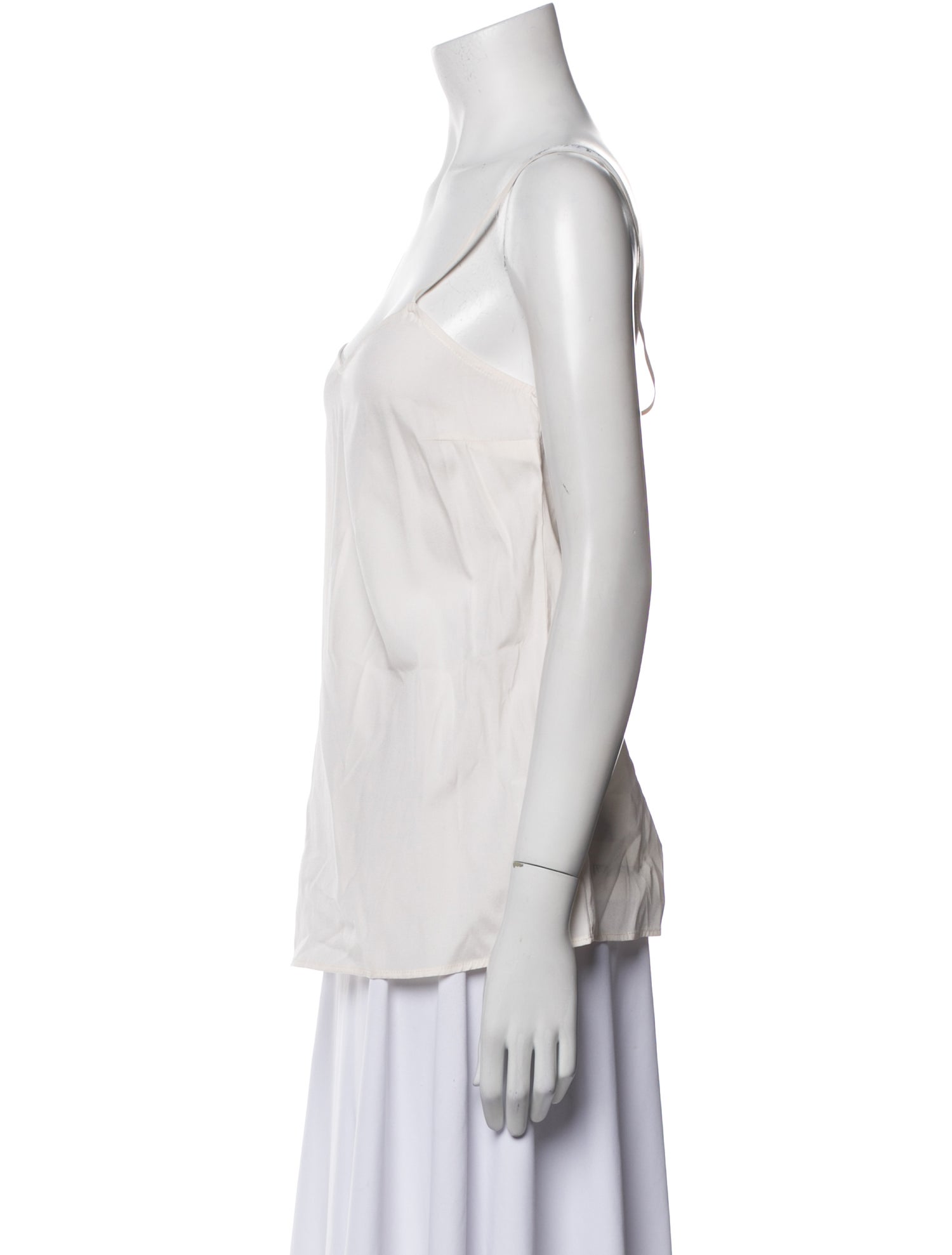 Scanlan Theodore Silk Square Neckline Top