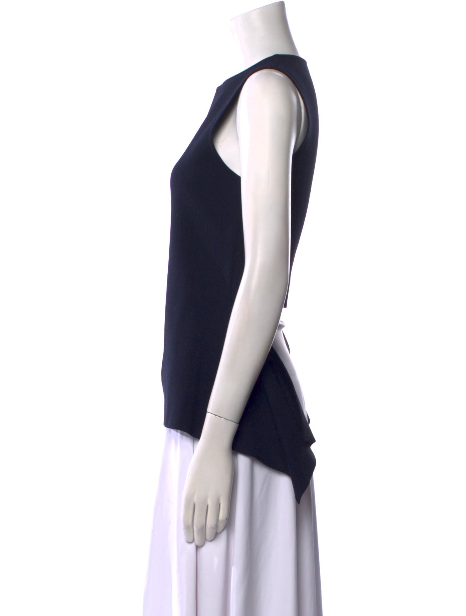Scanlan Theodore Crew Neck Sleeveless Top