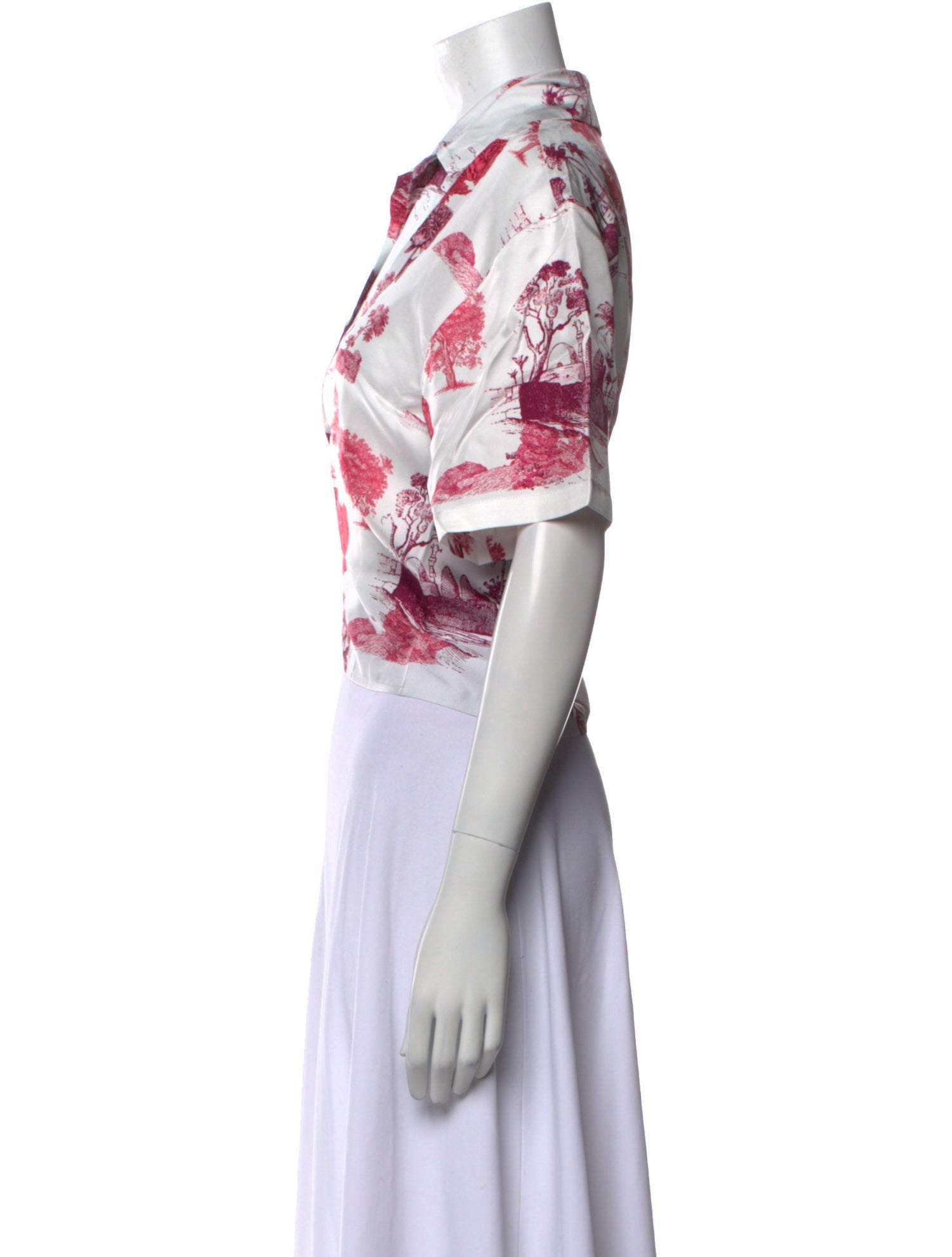 Scanlan Theodore Silk Printed Crop Top w/ Tags