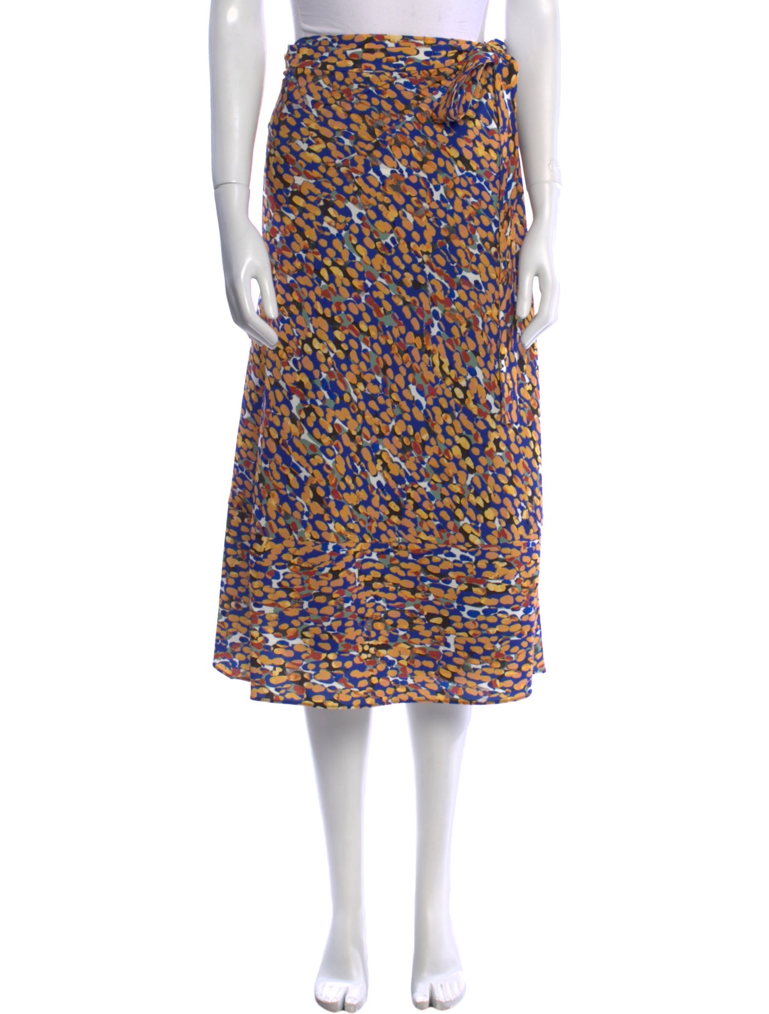 Scanlan Theodore Printed Midi Length Skirt
