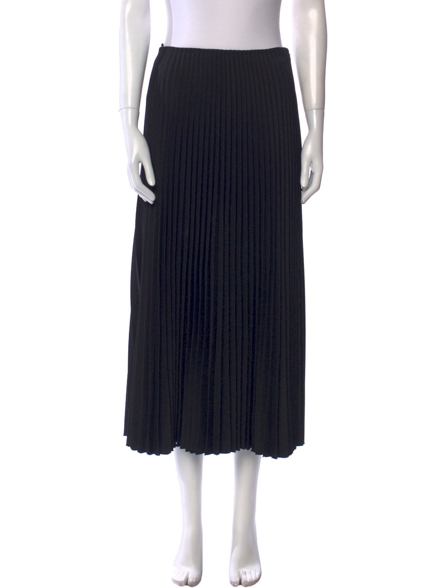 Scanlan Theodore Pleated Accents Midi Length Skirt