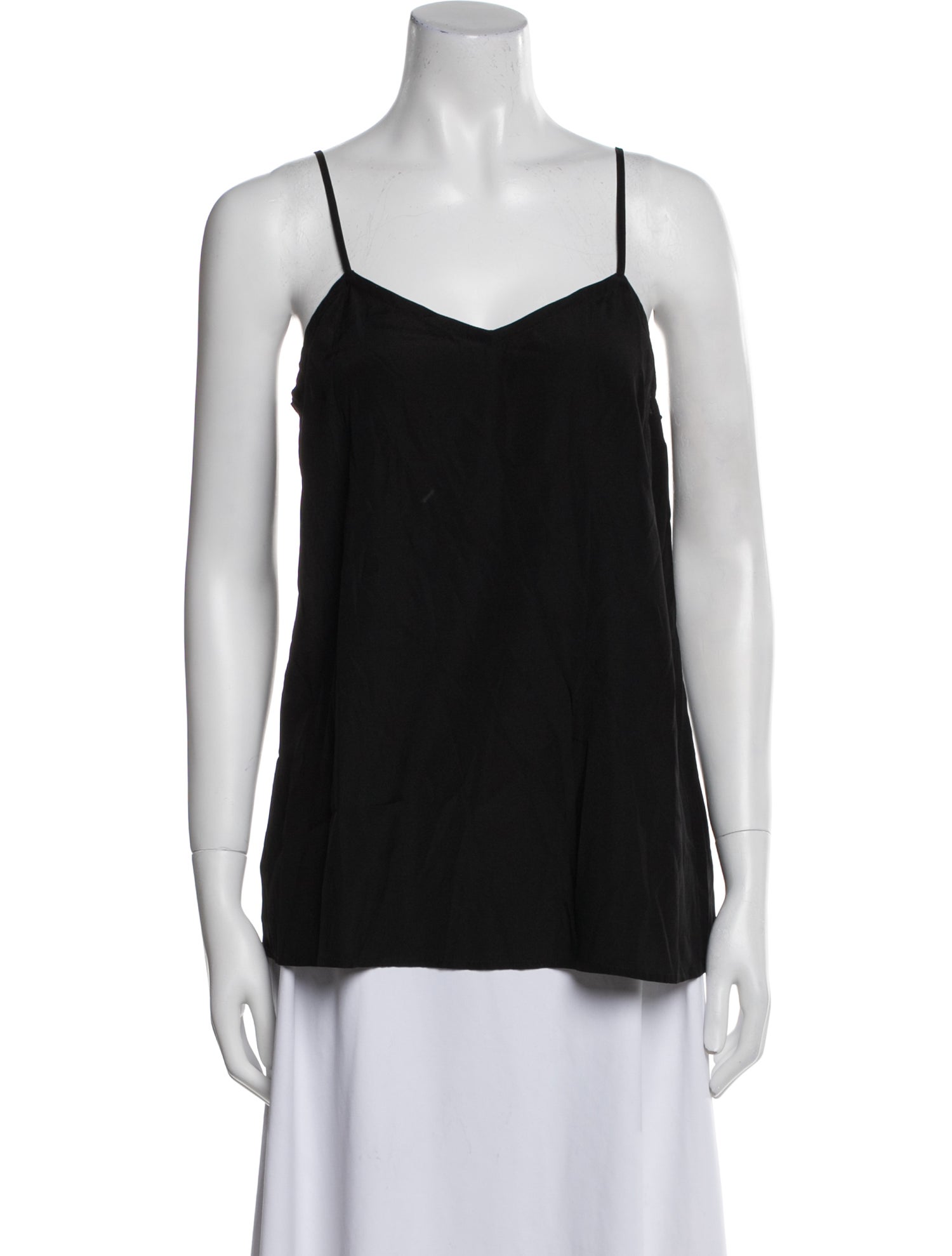 Scanlan Theodore Silk V-Neck Top