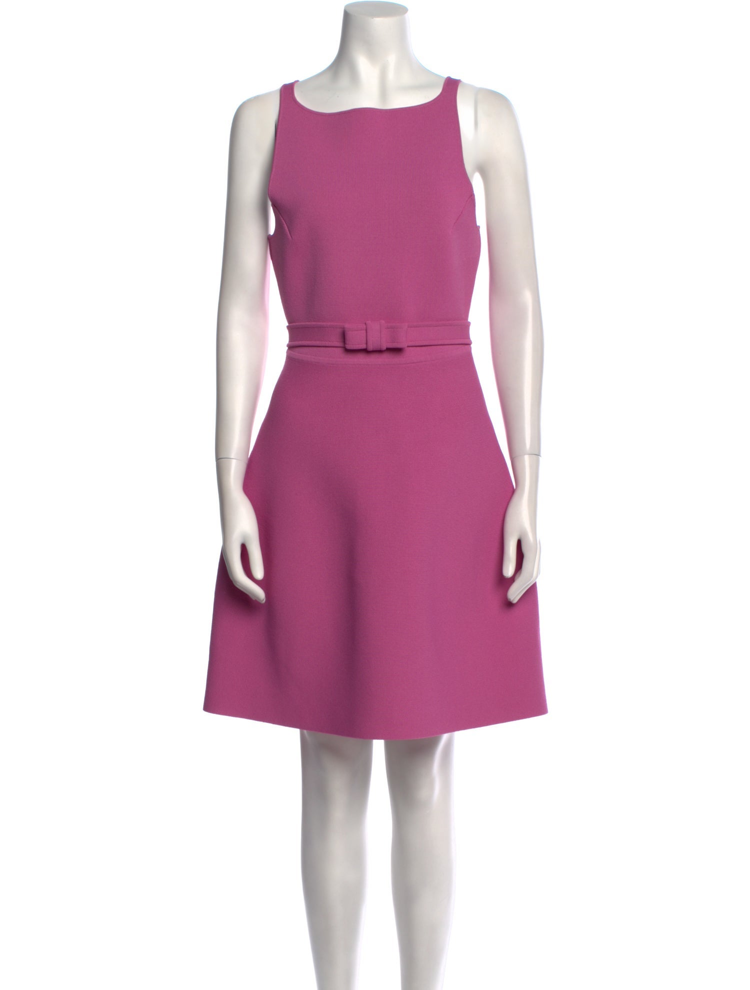 Scanlan Theodore Scoop Neck Mini Dress