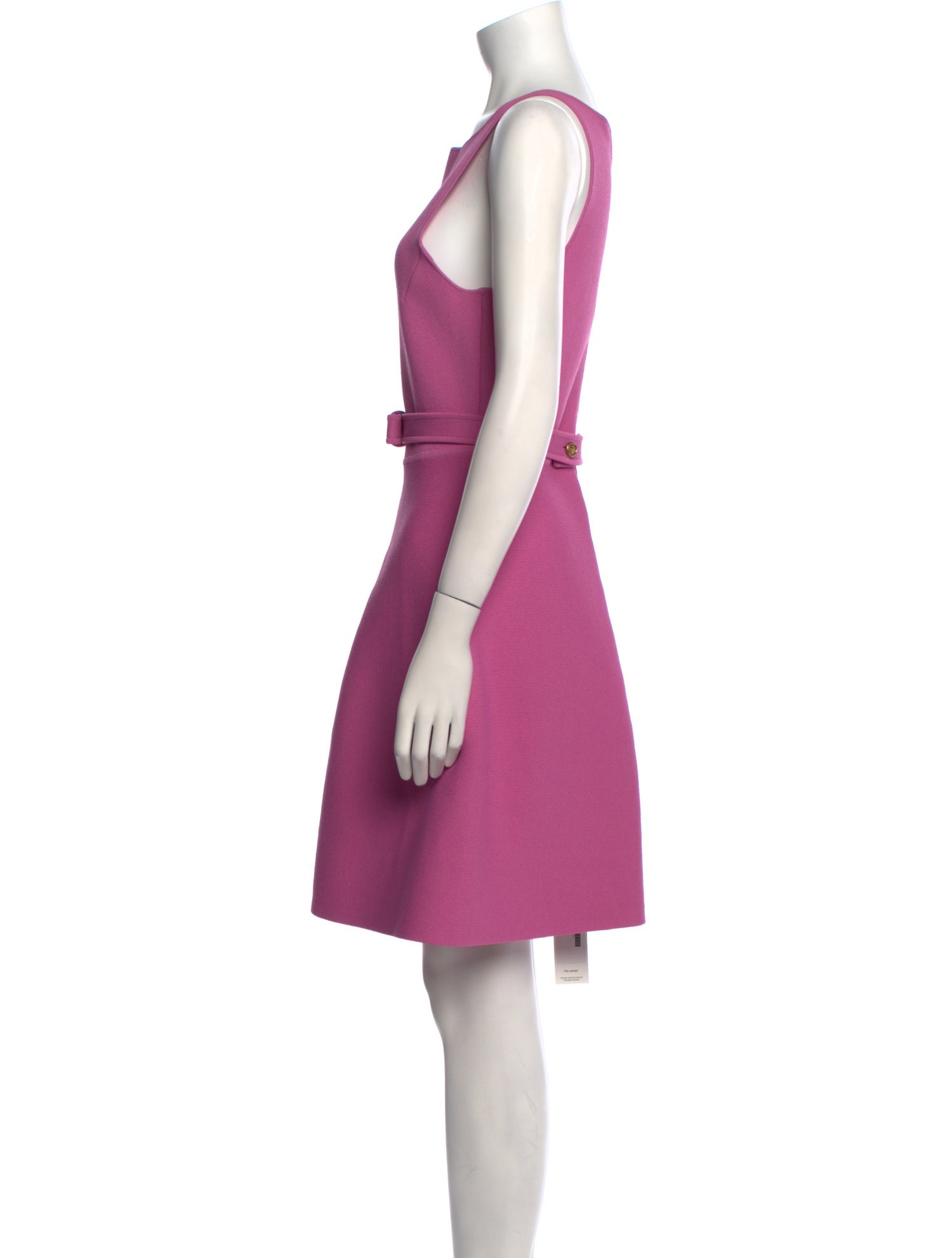 Scanlan Theodore Scoop Neck Mini Dress